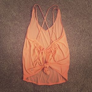 Lululemon peach/coral tank top
